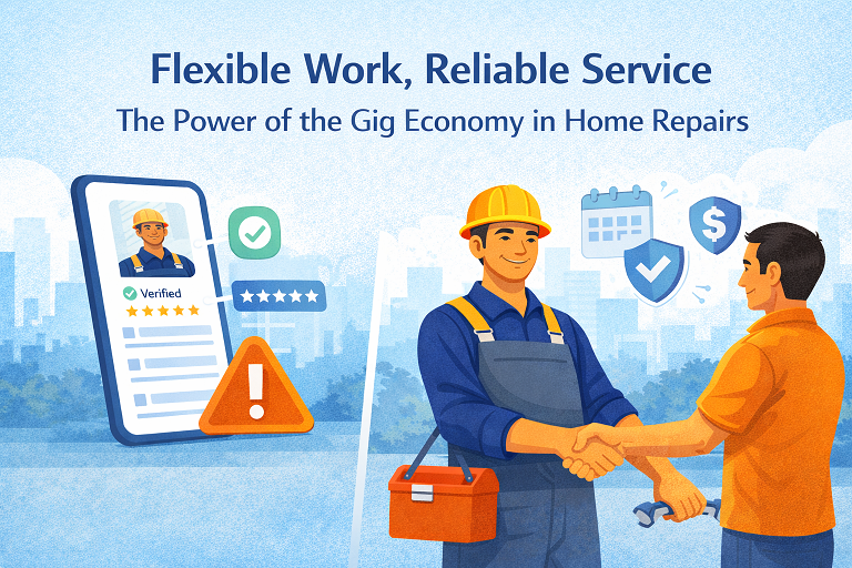 Flexible Work, Reliable Service: The Power of the Gig Economy in Home Repairs – The Helping Heros Blog